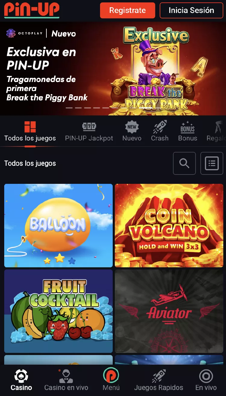 Pin Up Casino app